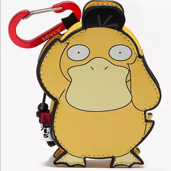 LEVI'S X POKÉMON PSYDUCK CLIP-ON MINI Bag POKEMON - Picture 1 of 3